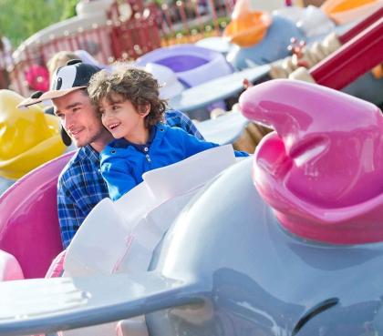 ontdek de familie attractie Dumbo