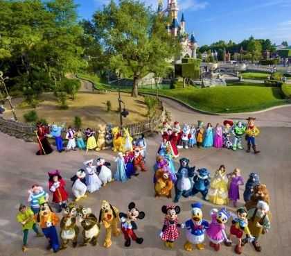 Ontmoet uw favoriete figuren in Disneyland Parijs