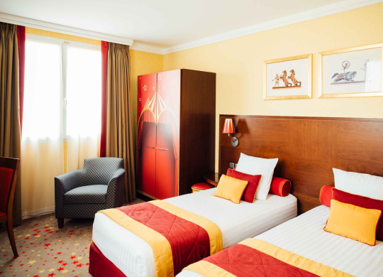 Tweepersoonskamer hotel arrangemten Magic Circus